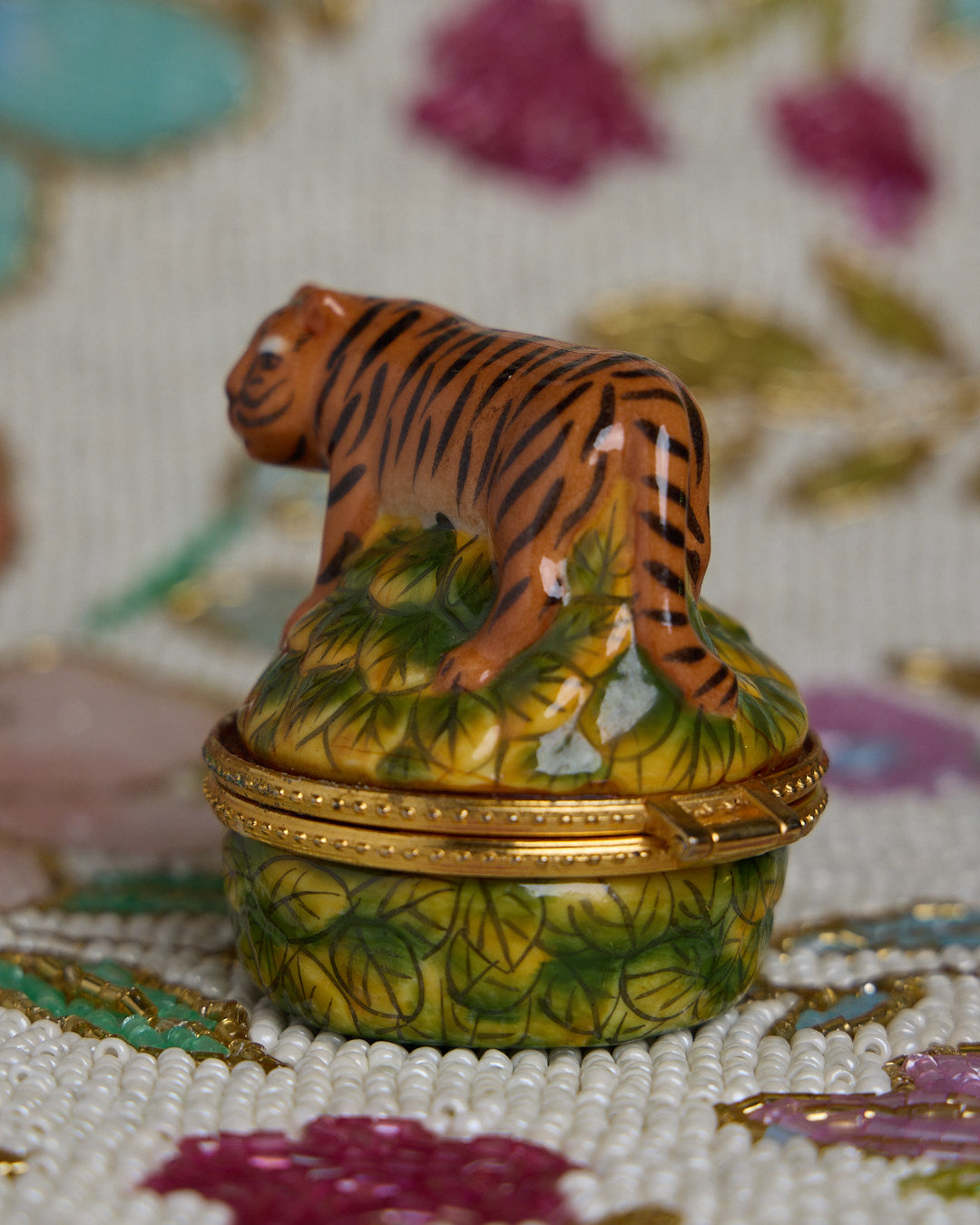 TIGER Snuff Jewlery Box