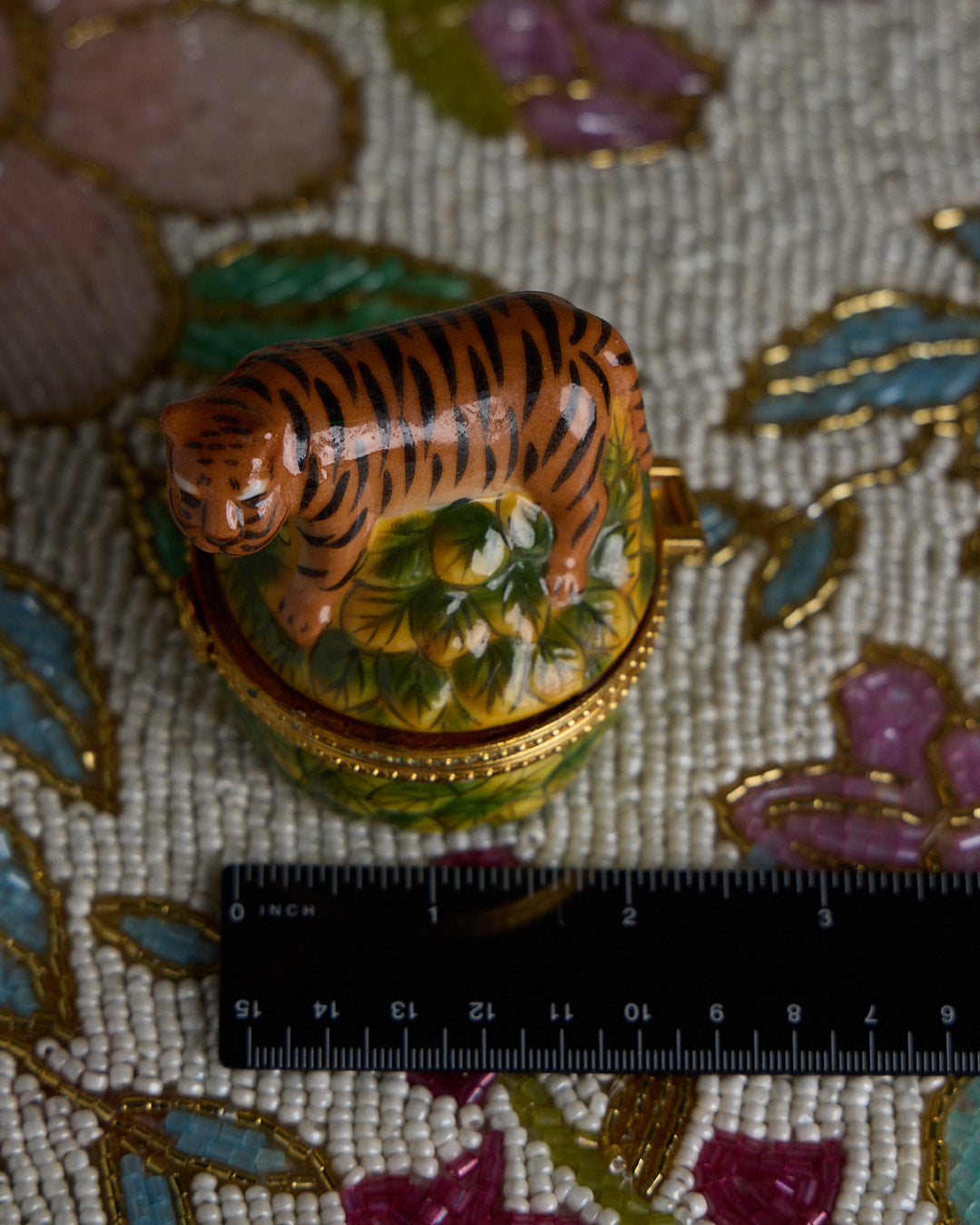 TIGER Snuff Jewlery Box