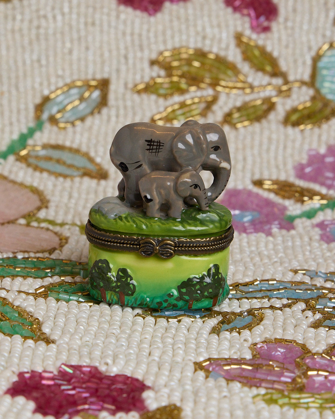 ELEPHANT Snuff Jewlery Box