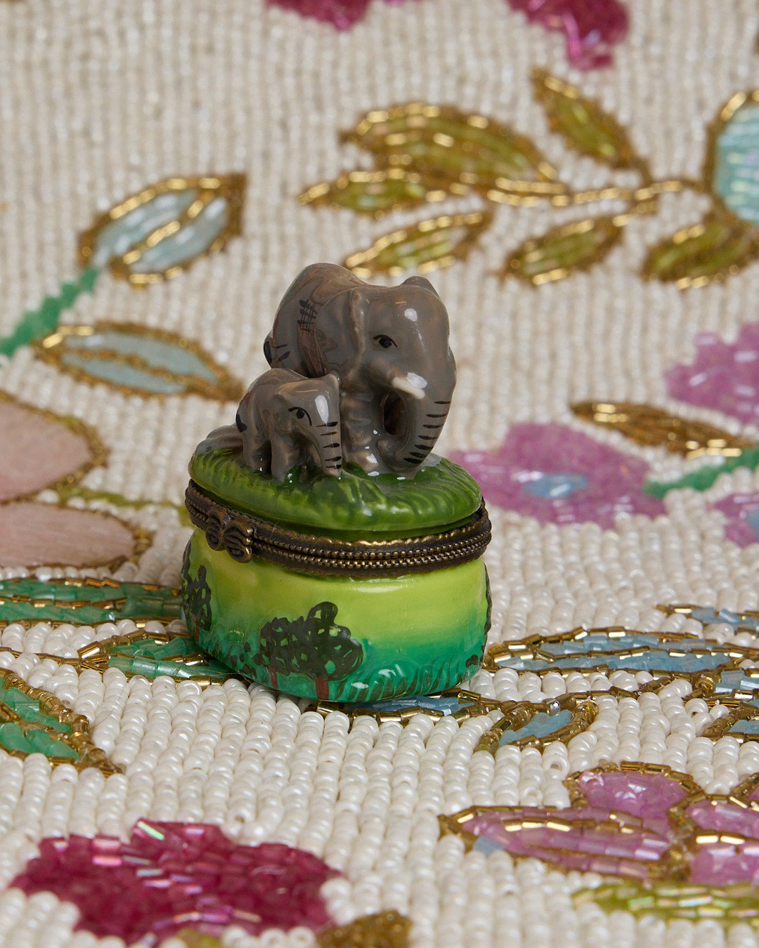 ELEPHANT Snuff Jewlery Box