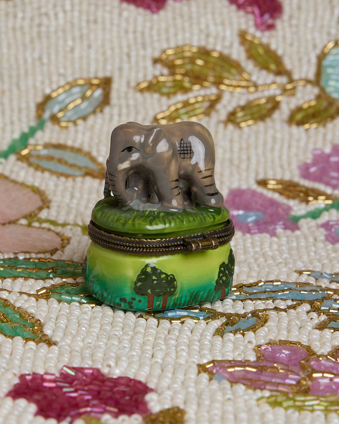 ELEPHANT Snuff Jewlery Box