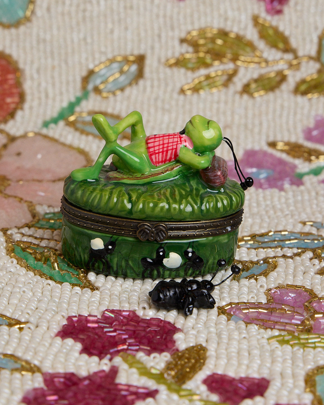 GRASSHOPPER Snuff Jewlery Box