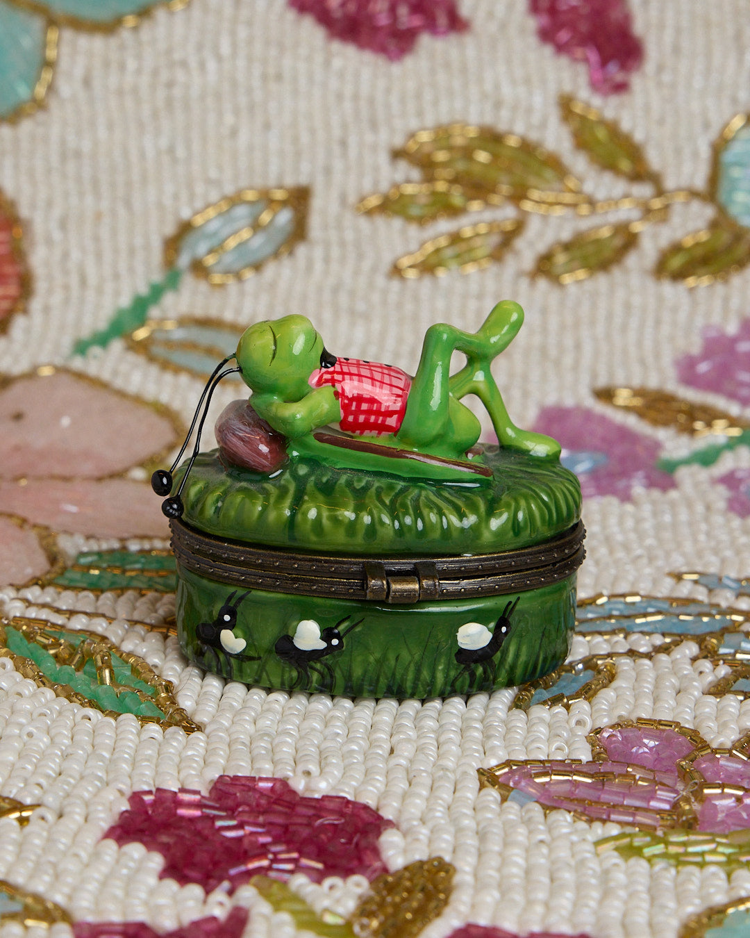 GRASSHOPPER Snuff Jewlery Box