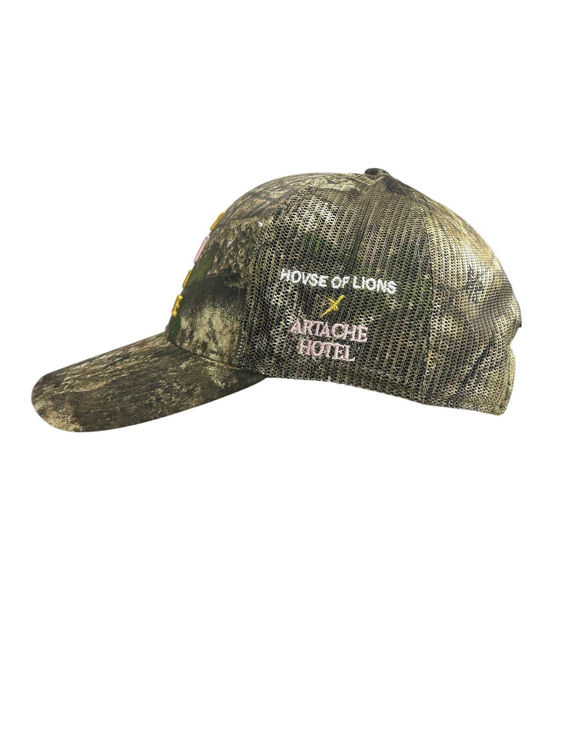 BUY ART NOT COCAINE Camouflage Hunting Trucker Hat