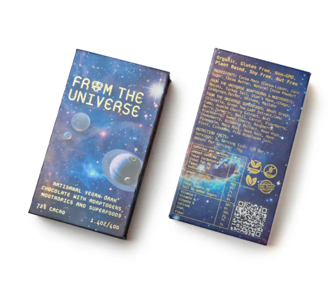 From the Universe Elevate Wellness Chocolate Bar